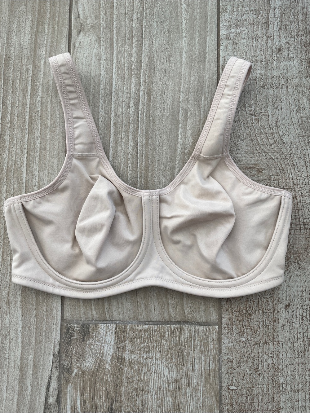Wacoal beige Simone sports bra, size 36D